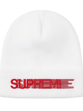 Supreme S Logo Beanie RED